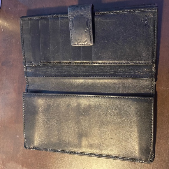 Gucci black leather clutch bag - Picture 3 of 9